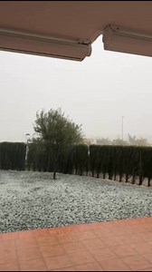 Hail in St Juan this afternoon, Sunday 14 December. Video Credit: (via) Annette Hooper | Spectrum FM Costa Almeria
