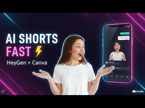 🚀 Make Viral Shorts in Minutes with HeyGen + Canva For Youtube, TikTok or Instagram 🎬✨