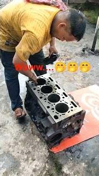 "How JCB Engine is Cleaned | Powerful Engine Cleaning Process 🔧✨"