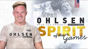 Noah Ohlsen Wins Spirit of the Games Award
