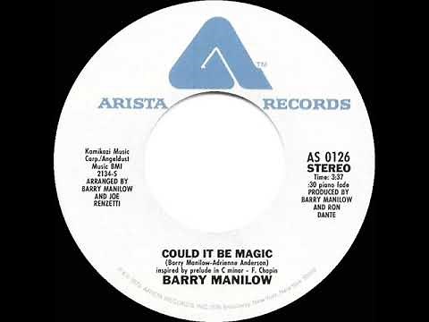 1975 HITS ARCHIVE: Could It Be Magic - Barry Manilow (stereo 45--1975 single version)