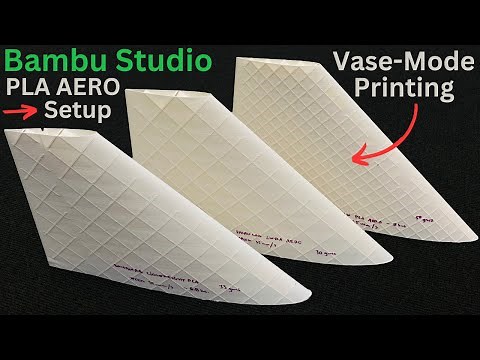 How to make super lightweight 3D-Printable Wings with Bambu Lab PLA AERO