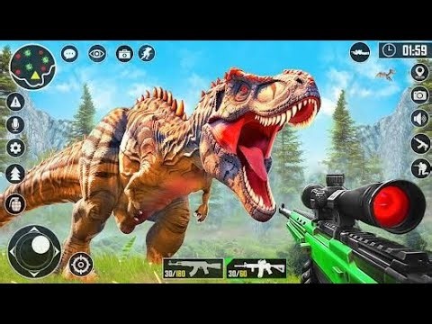 Wild Animal Hunter 3D - Epic Dinosaur Hunting Adventure 🦖 | T-Rex Hunting | Dinosaur Fight | ARBS