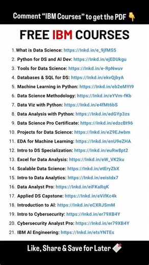 free #ibm course #shorts #ai #machinelearning