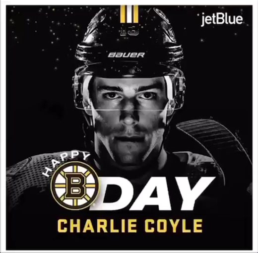 happy belated birthday to coyle #foryou #bruins