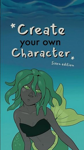 create your own character with this randomizer, and tag me! siren edition 🧜‍♀️ #originalcharacter