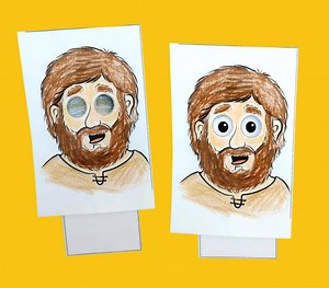 Jesus Heals the Blind Man Craft - Etsy