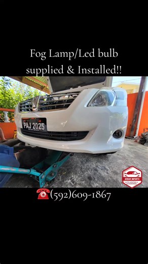 Fog Lamp kit Led Bulb (4Color) supplied and installed. 👌 Check us out for great deals on fog lamp kits ❗️❗️ #fyp #viral_video
