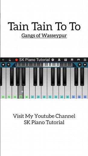 Tain Tain To To - Gangs of Wasseypur | EASY Piano Tutorial
