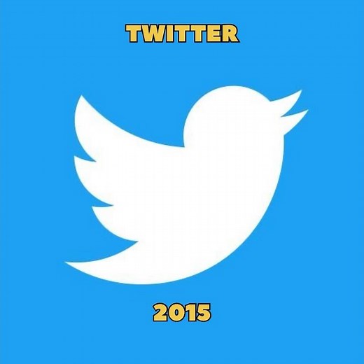 TWITTER logo evolution 2023-2006