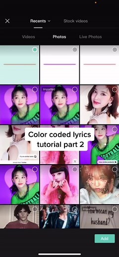 Part two #colorcodedlyrics #foryoupage | add lyrics to video