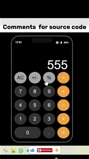 Build a Calculator Using HTML, CSS & JavaScript 🧮 #shorts