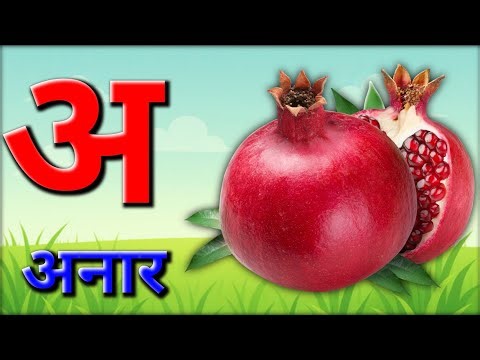 Hindi varnmala for kids | A se anar | K se kabutar | Learn Hindi alphabet🤔