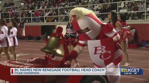 Bakersfield College names Tyler Thompson as head coach of football team