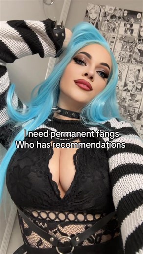 I need permanent fangs!!! Body mods are so cool