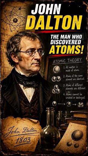 John Dalton's Atomic Theory Changed the World! | The Birth of Modern Science