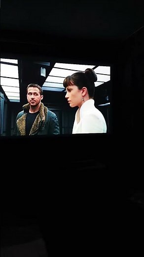 blade runner 2049 on my projector screen