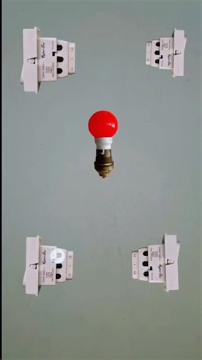 M.shoaib alam on Instagram: "Four two way switch one bulb #alifwork #instagram #instagramreels #trending #reelvideos"