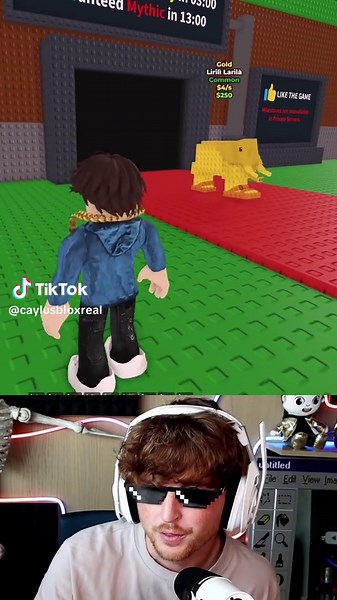 Caylus y sus últimas aventuras en Roblox