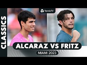 Carlos Alcaraz & Taylor Fritz's First Meeting! | Miami 2023 Extended Highlights