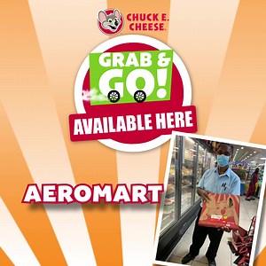 7.2K views | Can't make it to Chuck E. Cheese's?  Our Grab & Go pizzas are available at many of your favourite supermarkets, nationwide!  And even better, inside each box is a prize! You can hit the 1000 ticket jackpot! Pick up a box today! | Chuck E. Cheese Trinidad & Tobago | Facebook