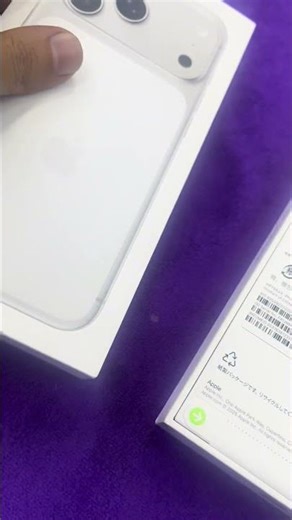 iPhone 17 promax 256 gb silver color #smartphone