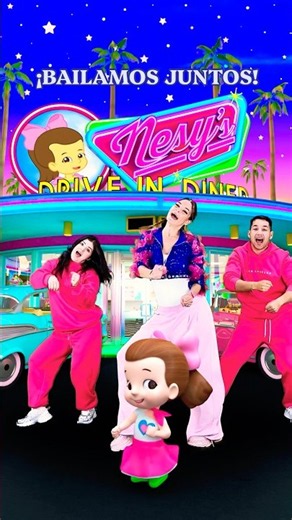 Nesy baila con @LosMeniquesDeLaCasa ¡¡¡SU CANCIÓN!!! 🎀🍦🎶 Patylu💗 #shorts