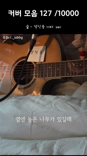 커버 모음 127 /10000 숲－ 장식용 기타 ver #cover #커버곡#숲 #최유리