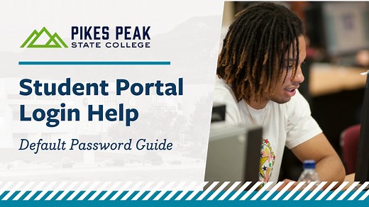 myPikesPeak Portal Login with Default Password