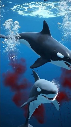 Killer Whale vs Shark 🐋🦈 | Ultimate Ocean Predator Showdown!