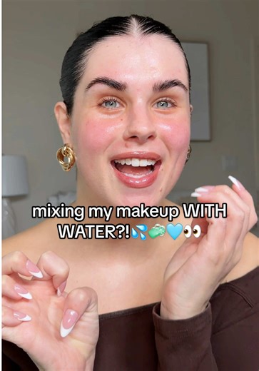 Mixing every makeup product with WATER?!💦 👀🧼 #makeupchallenge #makeuptrend #2016makeup #makeupfail #sephora