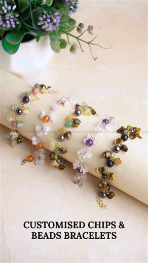 Shubhanjali on Instagram: "Customised chips & beads bracelets ✨ Made to match your energy and intention 💎 Thoughtfully designed just for you 🤍 Because your energy deserves something personal 🌿 #customisedbracelet #crystaljewelry #healingcrystals #shubhanjalistore #crystalbracelets {crystal business, crystal products, exclusive crystals, natural crystals, Shubhanjali store, online shopping, manifestation, healing crystals}"