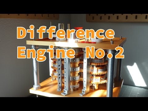 I made a replica of Babbage's Difference Engine with 3D Printing!