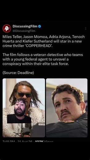 Copperhead in the Works! #film #movie #jasonmamoa