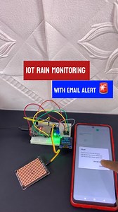6K views · 20 reactions | IoT Rain Monitoring with Email Notifications. #arduino #engineering #electronics #arduinoproject #electricalengineer #arduinobeginner #programming #uploadideaswithitamar #emailnotifications #blynkiotcloud #raindrops #rainmonitoring | Upload Ideas with Itamar | Facebook