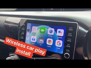 N80 Hilux headunit upgrade with wireless CarPlay