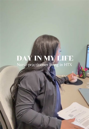 Day in my life as a Nurse Practitioner living in Houston📍Most days as an outpatient Psych NP start with reviewing charts, patient msgs, completing patient visits and documenting. #nursesoftiktok #nurses