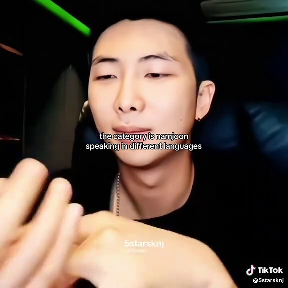 Kim Namjoon Speaking Multiple Languages: A Celebration