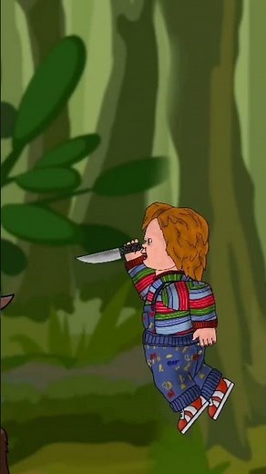 Monster deer vs chucky #dc2 #chucky