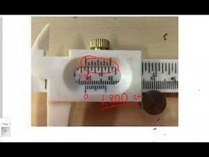 How to read a Vernier Caliper