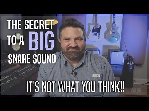 Audio Engineering Secret To A Big Snare Sound | The Trick Nobody Talks About