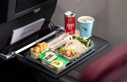 Qantas spices up international Economy meal with extra sides