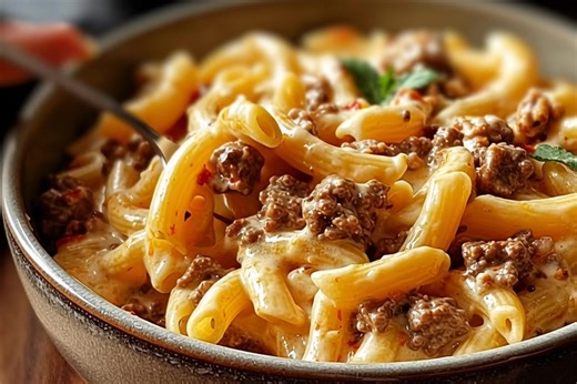 🍝🧀 Creamy Rotel Pasta with Ground Beef ✨ Rich, cheesy, and loaded with savory beef and Rotel tomatoes. An easy 30 minute dinner the whole family will ask for again 😍 ✨ Main Ingredients: • Ground beef • Rotel tomatoes • Cream cheese Full recipe in C.o.m.m.e.n.t.s 👇 | Kinsley Recipes