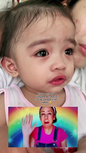 This is her reaction everytime Ms. Rachel saying bye bye in her videos🥺 @Ms Rachel #msrachel #fyp #foryou #foryoupage #toddler #toddlermom #msrachelsongforlittes #msrachel