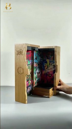 Luxury Wooden Wine Box 🍷