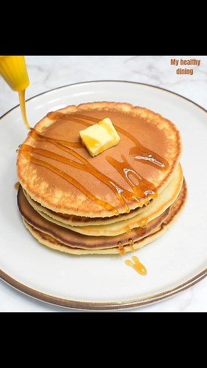 484K views · 1.1K reactions | Pan Cake Recipe. #easyrecipes #quickrecipes #dessert | My Healthy Dining | Facebook