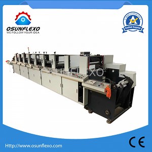 [Hot Item] Foil PVC BOPP PE Label Paper Cup Plastic Film Bag 2 4 6 8 10 12 Colors Flexo Printing Machinery Label Printing Machine and Film Printing Press Label Printer