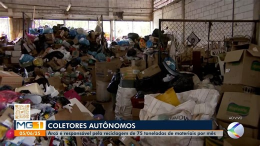 Arca recicla 75 toneladas por mês com apoio de coletores autônomos