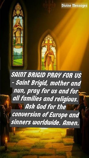 Saint Brigid of Kildare prayers for families and Church