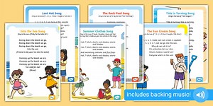 Seaside-Themed Songs and Rhymes Resource Pack